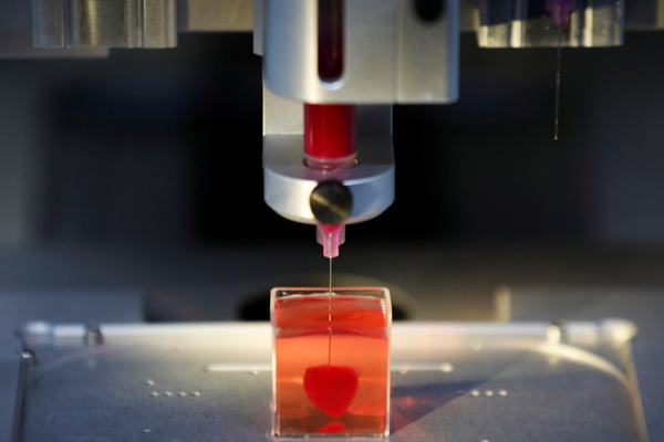 Space bio-3D printing